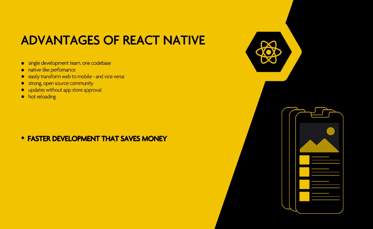 Nordit - software development - advantages of React Native